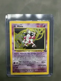 Pokemon TCG Jungle M. Mime 6/64 Holo Rare 40 HP French Card 1995 - Image 1