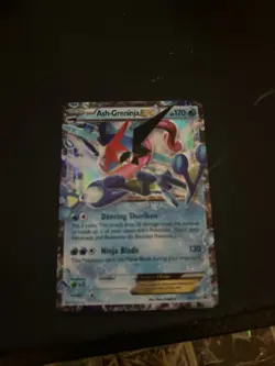 Ash-Greninja EX XY133 XY Holo black star promo card - Image 3