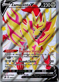 Zamazenta V (Shiny) - Promo SWSH: Sword & Shield Promo Cards SWSH293 NM - Image 1