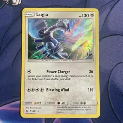 Lugia 131/181 Holo Rare Pokemon Card Team Up Sun & Moon NM - Image 1