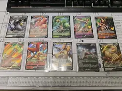 Random Pokemon V Bundle 10 Cards Victini, Dragonite Etc - Image 1