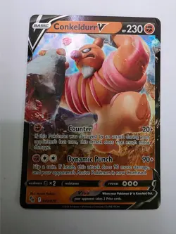 Conkeldurr V - 040/078 - NM/M - Ultra Rare Full Art - Pokemon GO Card - Pokemon - Image 1