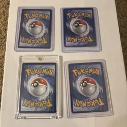 Lot Of 4 Pokemon Cards - PIKACHU EX, Dark Vaporeon, Skarmory, And CHARJABUG - Image 2