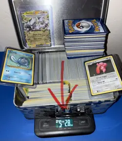 Huge pokemon card 5+lb collection lot (1,164) In Arceus Tin - Image 1