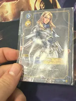 riftbound lux metal card 1/35 Las Vegas prize wall - Image 2