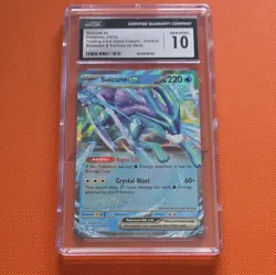 Pokemon Cgc 10 Suicune EX Classic Collection Trading Card 010/034 - Image 1