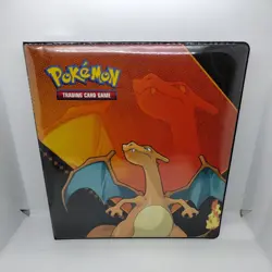 Pokemon Ultra Pro Pokemon CHARIZARD 3-RING D-RING BINDER W 12 Pages and 18 Cards - Image 1
