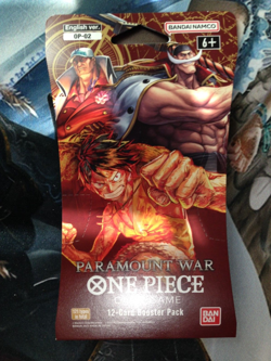 One Piece "Paramount War" OP-02 12-Card Sealed Booster Pack (wave 1) - Image 1