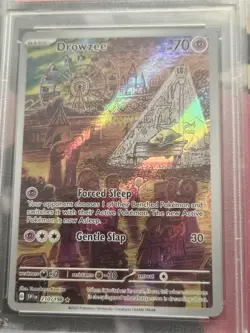 Drowzee Scarlet and Violet Base Set Illustration Rare Card 210/198 PSA 9 - Image 2