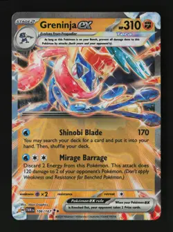 Greninja ex 106/167 Holo SV06: Twilight Masquerade Pokemon Card - Image 1
