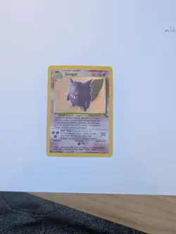 Gengar 5/62 Holo Rare Fossil Pokemon Card HP - Image 1