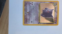 Gengar 5/62 Holo Rare Fossil Pokemon Card HP - Image 2