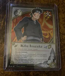 Naruto CCG TCG 656 Kiba Inuzuka FOIL Card M/NM - Image 1