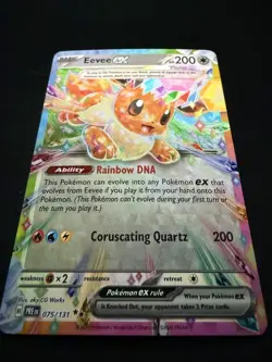 Eevee ex 075/131 Prismatic Evolutions Holo NM/M PSA Contender Pokemon Card - Image 4