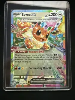 Eevee ex 075/131 Prismatic Evolutions Holo NM/M PSA Contender Pokemon Card - Image 5