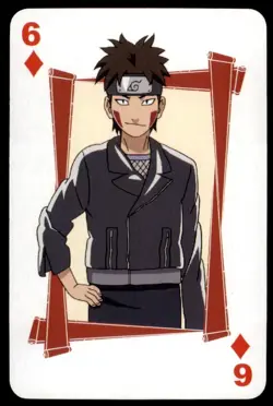 2007 Naruto Shippuden Shonen Jump Kiba Inuzuka Poker Card #6 - Image 1