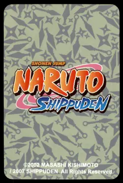 2007 Naruto Shippuden Shonen Jump Kiba Inuzuka Poker Card #6 - Image 2