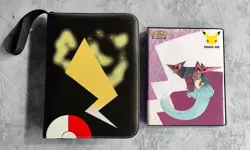 Pokemon TCG PokeBall Pikachu 4 Pocket Storage Binder Folder 400 Card Capacity - Image 1