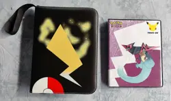 Pokemon TCG PokeBall Pikachu 4 Pocket Storage Binder Folder 400 Card Capacity - Image 2