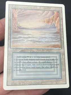 ***Underground Sea (Light Bend)*** MTG Revised Magic Kid Icarus - Image 3