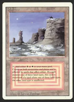 ***Plateau (Light Indent)*** MTG Revised Magic Kid Icarus - Image 1