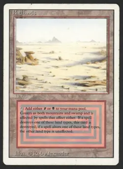 ***Badlands*** MTG Revised Magic Kid Icarus - Image 1