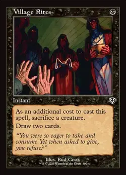 Village Rites - Retro Frame INR NM MTG - Image 1