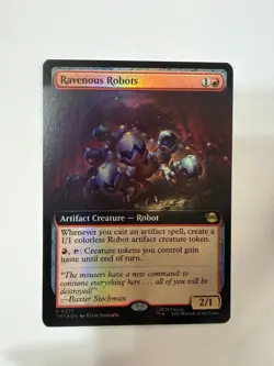 Ravenous Robots (Extended Art FOIL) MTG: Teenage Mutant TMNT -SHIPS NOW! - Image 1