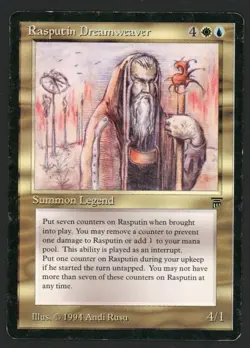 ***English Rasputin Dreamweaver*** MTG Legends Magic Kid Icarus - Image 1