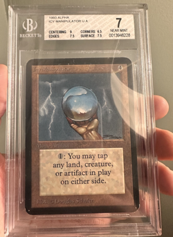 MTG Alpha Icy Manipulator Magic BGS 7 - Image 1