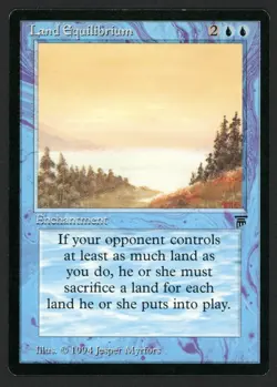***English Land Equilibrium*** MTG Legends Magic Kid Icarus - Image 1