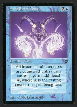 ***English In the Eye of Chaos*** MTG Legends Magic Kid Icarus - Image 1