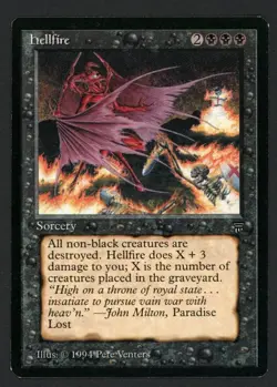 ***English Hellfire*** MTG Legends Magic Kid Icarus - Image 1