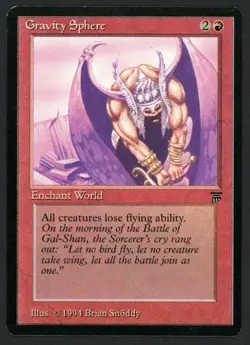 ***English Gravity Sphere*** MTG Legends Magic Kid Icarus - Image 1