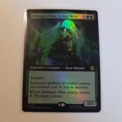 Mutagen Man, Living Ooze - EXTENDED ART Foil - NM - 0273 - Ships now! - Image 1
