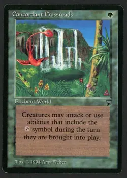 ***English Concordant Crossroads*** MTG Legends Magic Kid Icarus - Image 1