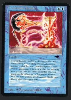 ***Transmute Aritfact*** MTG Antiquities Magic Kid Icarus - Image 1