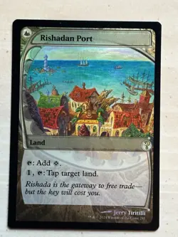 Magic MTG Mystery Booster 2 Rishadan Port FOIL Future Sight Frame NEAR MINT NM - Image 1