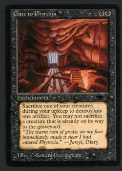 ***Gate to Phyrexia*** MTG Antiquities Magic Kid Icarus - Image 1