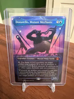 Donatello, Mutant Mechanic Borderless FOIL & City of Brass - TMNT - NM/Unplayed - Image 2