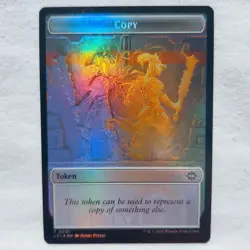 Copy Dinosaur (001) Double-Sided Token The Lost Caverns of Ixalan Foil MTG - Image 1