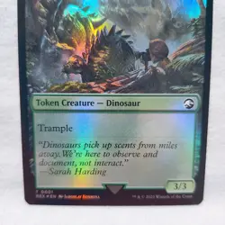 Copy Dinosaur (001) Double-Sided Token The Lost Caverns of Ixalan Foil MTG - Image 4