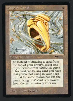 ***Ring of Ma'ruf*** MTG Arabian Nights Magic Kid Icarus - Image 1