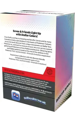 Pokemon Scarlet & Violet Prismatic Evolutions Booster Bundle (6 Packs) - Image 4