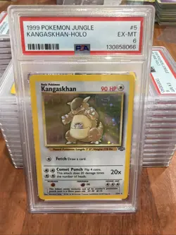 1999 POKEMON JUNGLE #5 KANGASKHAN-HOLO PSA 6 - Image 1