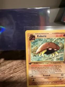 👑 King Kabuto 50/62 Fossil Rare NM+ 1st Edition Vintage Pokemon Card 1999 WOTC - Image 2