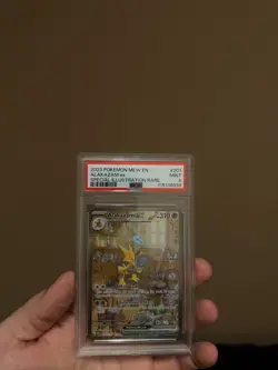 2023 Pokemon Mew En-151 Alakazam EX Special Illustration PSA 9 Mint - Image 1