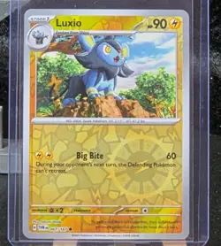 Pokemon TCG Luxio 067/167 Sv06: Twilight Masquerade Reverse Holo NM - Image 1