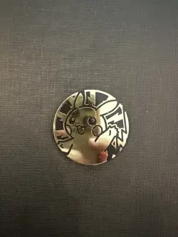Pokemon TCG Pikachu Gold Jumbo Flip Coin - Image 1
