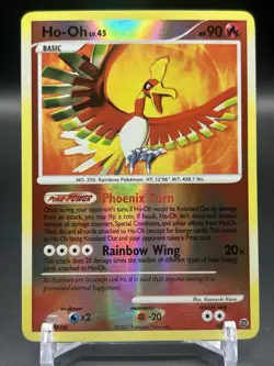 Pokemon TCG Ho-Oh 10/132 Secret Wonders Reverse Holo NM - Image 1
